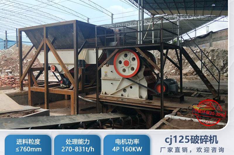 cj125破碎機(jī)是多大？參數(shù)及價格