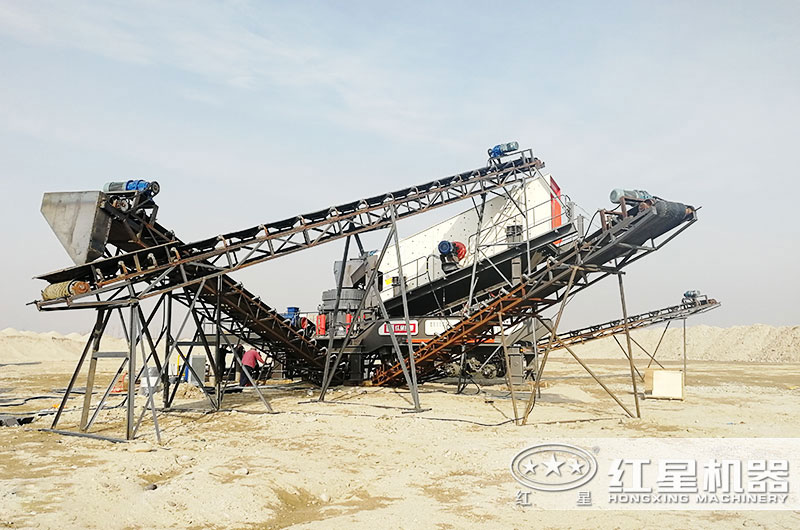 鋼筋混凝土破碎用什么機器？建筑垃圾移動破碎站剛剛好
